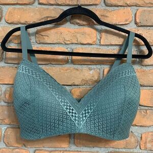 Maidenform Self Expressions Bra SE0583 Size 38DD Green Lace‎ Lined Wireless